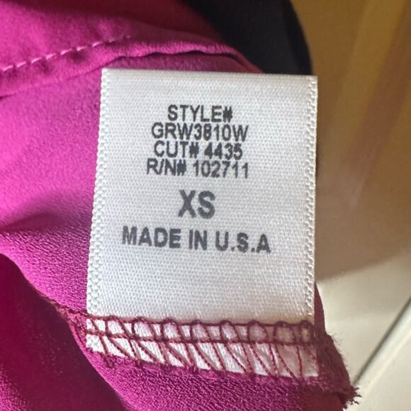 Gibson Navy and Pink layered Short Sleeve Tee. Women’s XS - Picture 4 of 4